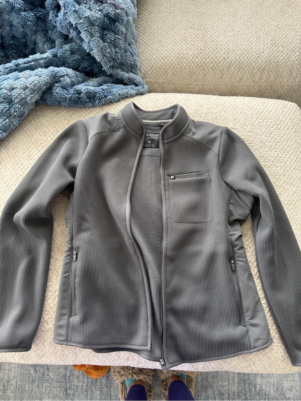 Gray Fabletics Scrub Jacket
